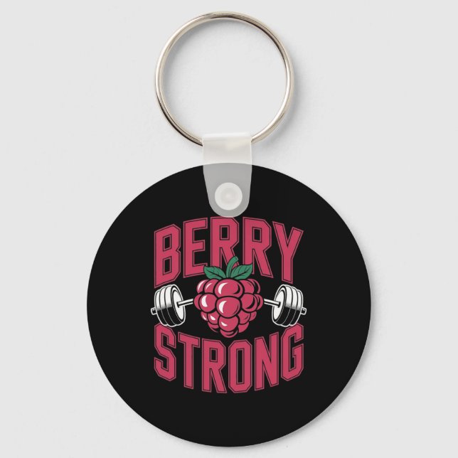 Chaveiro Berry Strong - Edifício de porcos para levantament (Frente)