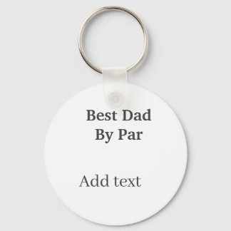 Chaveiro Best dad by par gray black father's day namesimple