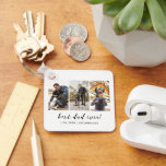 Chaveiro Best Dad Ever Keepsake Multi Photo<br><div class="desc">Best Dad Ever Keepsake Multi Photo Key Ring - Modern and simple father's day for birthday gift for a dad featuring 3 photos of your choice with script text that says "Best Dad Ever" underneath them in black lettering. Personalize this product by adding 3 photos, the children's names and the...</div>