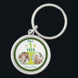 Chaveiro Best Dad Ever Photo Happy Father's Day Keychain<br><div class="desc">So cute Best Dad Ever for golf lover on Fathers Day,  birthday or anniversary of daddy,  just cute Golfer and personalized photo collage for a golf lover dad.</div>