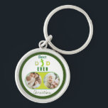 Chaveiro Best Dad Ever Photo Happy Father's Day Keychain<br><div class="desc">So cute Best Dad Ever for golf lover on Fathers Day,  birthday or anniversary of daddy,  just cute Golfer and personalized photo collage for a golf lover dad.</div>