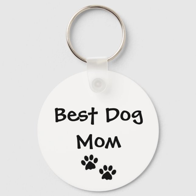 Chaveiro Best Dog Mom Keychain (Frente)