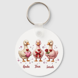 Chaveiro Best friends Valentine Geese friends