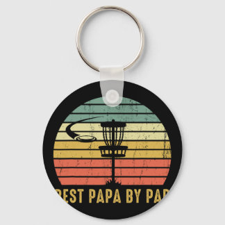 Chaveiro Best Papa By Par Funny Disc Golf Gift For Dad Fath