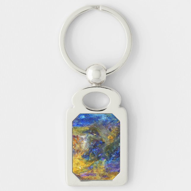 Chaveiro Besta Azul em Execução (Frente)