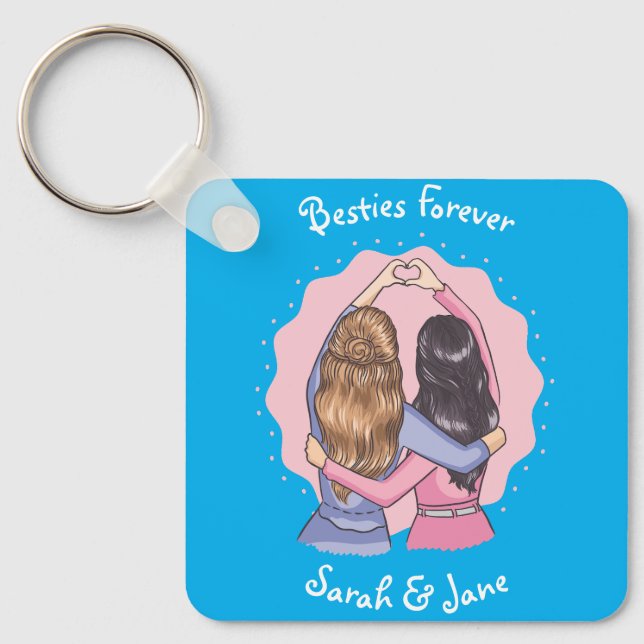 Chaveiro Besties Para Melhores Amigos (Frente)