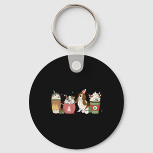 Chaveiro Bet Hound Coffee Latão de Natal Cachorro Mãe Ho