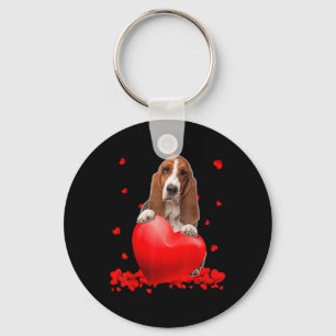 Chaveiro "Bet Hound Dog Heart Dia de os namorados Men Wome"