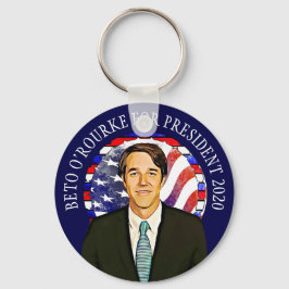 Chaveiro Beto O'Rourke para a eleição do Presidente dos EUA