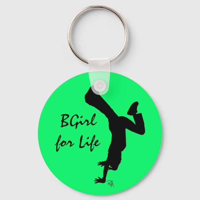 Chaveiro BGirl para a Vida (Frente)