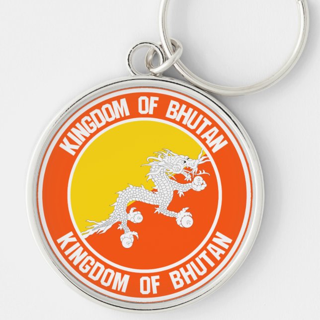 Chaveiro Bhutan Round Emblem (Frente)