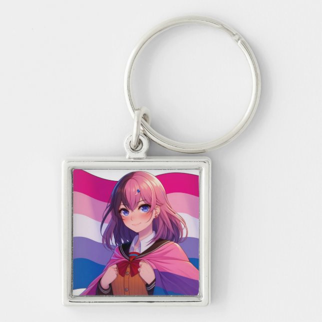 Chaveiro Bi Anime (Frente)