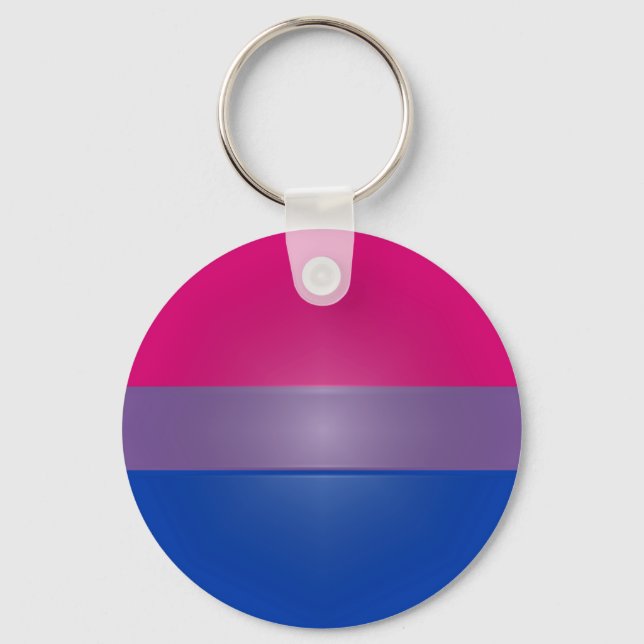 Chaveiro Bi Pride Colors Highlight (Frente)