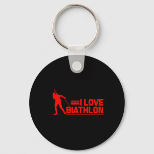 Chaveiro Biathlon Biathlett Sapatando Para Homens Mulheres 