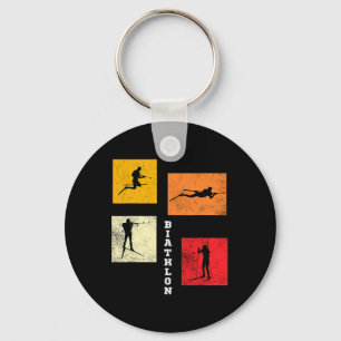 Chaveiro Biathlon Cross Country Skiing Biathlete Winter Spo