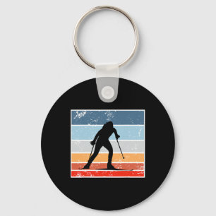 Chaveiro Biathlon Cross-country Skiing Design para Biathlon