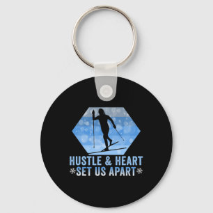 Chaveiro Biathlon Hustle E Heart Nos Separaram Da Contagem