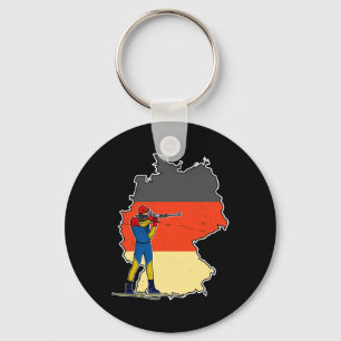 Chaveiro Biathlon Ski Skier Cross-country Ski Trail 11