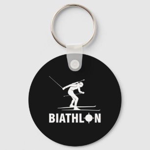 Chaveiro Biathlon Ski Skier Winter Sports Cross-country Ski