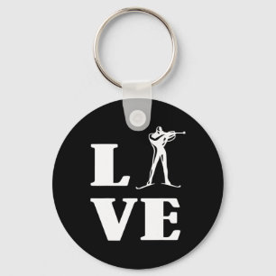 Chaveiro Biathlon Ski Skier Winter Sports Cross-country Ski