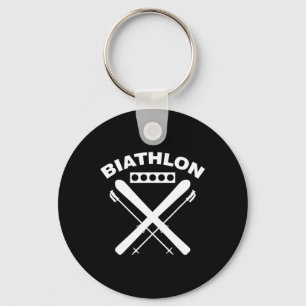 Chaveiro Biathlon Ski Skier Winter Sports Cross-country Ski