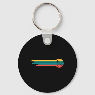 Chaveiro Biatleta de Pele com Biatleta Retroativa 1