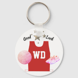 Chaveiro Bib de Netball de Cor Personalizada
