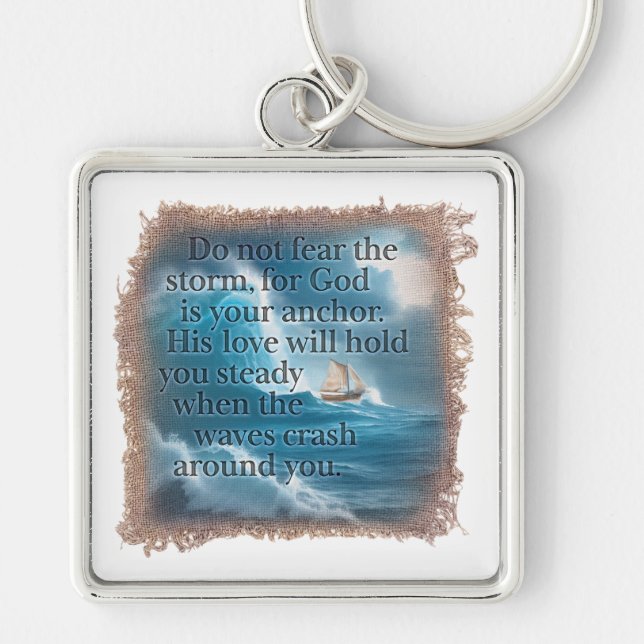 Chaveiro BIBLE QUOTE - Keychain (Frente)