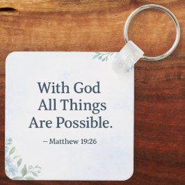 Chaveiro Bible Verse Keychain He Restores My Soul