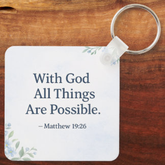 Chaveiro Bible Verse Keychain He Restores My Soul