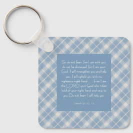 Chaveiro Bíblia Personalizável Verse Isaiah 41:10, 13
