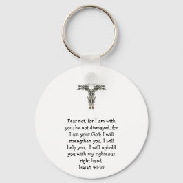 Chaveiro Bíblia Versa citação Inspiracional Isaiah 41:10