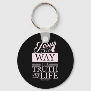 Chaveiro Bíblia Verse Jesus Como A Verdade A Vida John