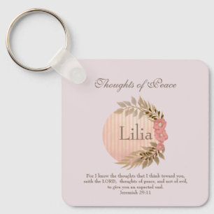 Chaveiro Bíblia Verso da Paz