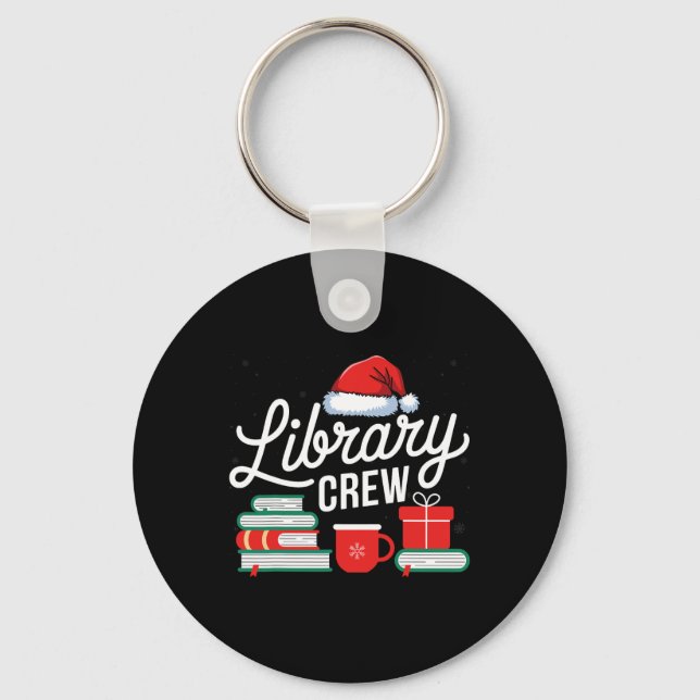 Chaveiro Biblioteca Crew Book Amadurece Bibliotecas Feriado (Frente)