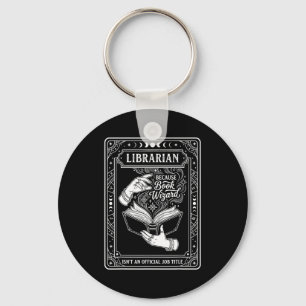 Chaveiro Bibliotecário engraçado porque livro mago magia mí