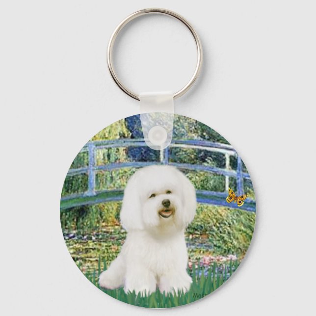 Chaveiro Bichon Frise 1 - Ponte (Frente)