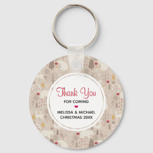 Chaveiro Bichos De Floresta Nórdica, Obrigado.