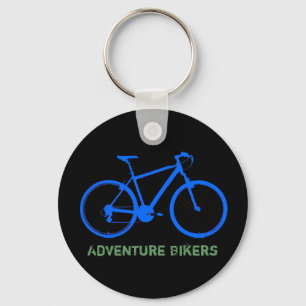 Chaveiro bicicleta azul personalizável
