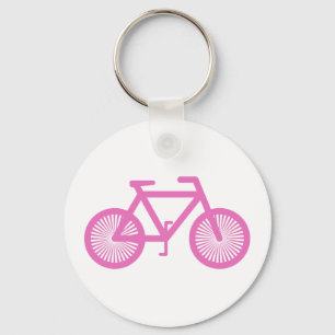 Chaveiro Bicicleta cor-de-rosa