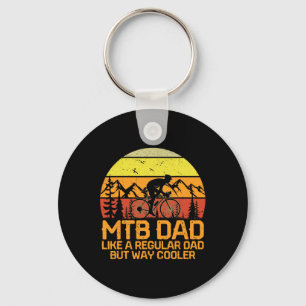 Chaveiro Bicicleta de montanha retrô Mtb Papai de ciclismo