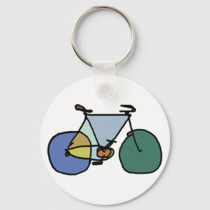 Chaveiro bicicleta gráfica. bicicleta. temática de bicicl