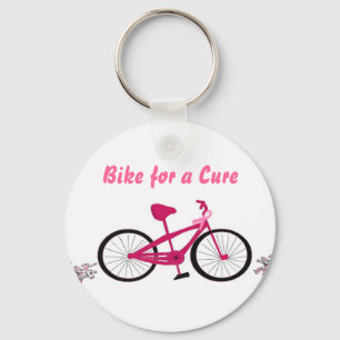 Chaveiro Bicicleta Rosa de Consciência