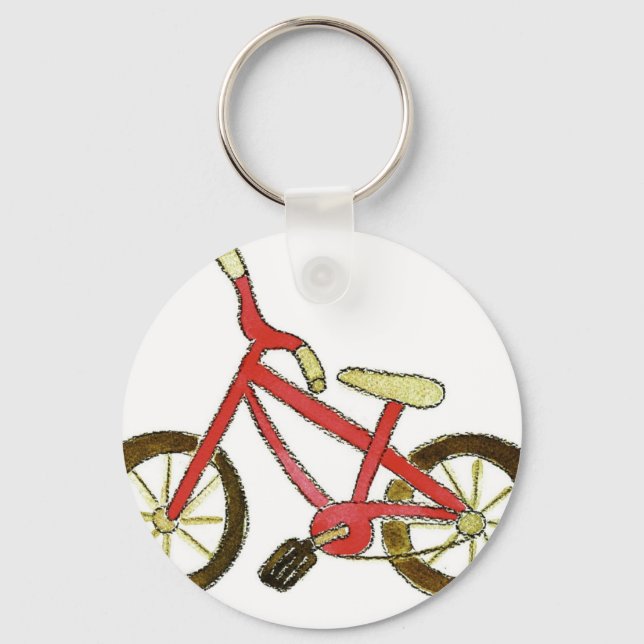 Chaveiro Bicicleta Vermelha (Frente)