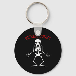 Chaveiro Bickles Skeleton Halloween Bones Engraçados Amor W
