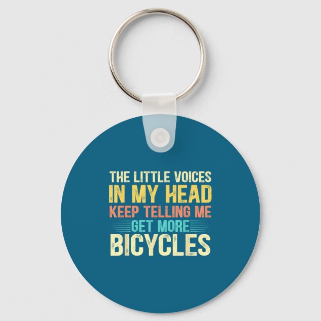 Chaveiro Bicycle Lover Funny Quote Cycling Humor  (Frente)