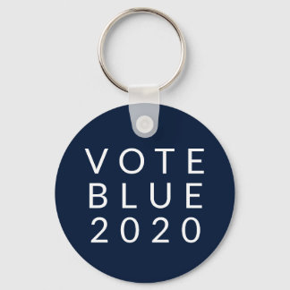 Chaveiro Biden e Harris Vote Blue 2020 Simple Minimal