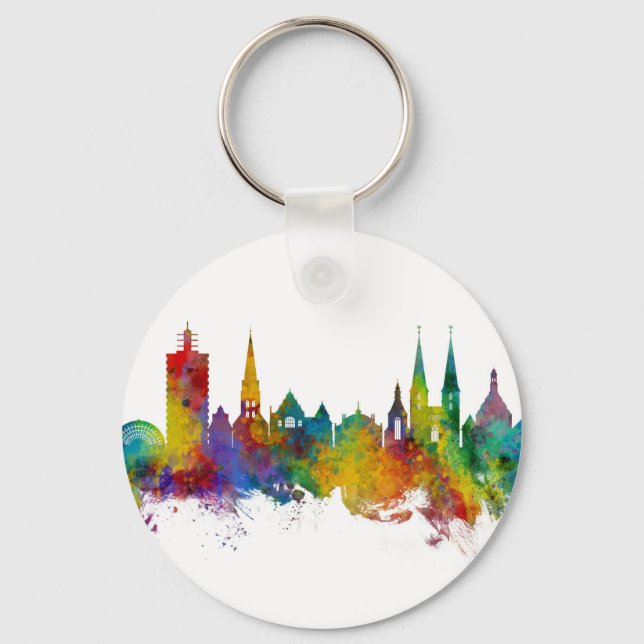 Chaveiro Bielefeld Alemanha Skyline (Frente)