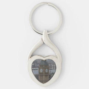 Chaveiro Big Ben London Heart Keychain