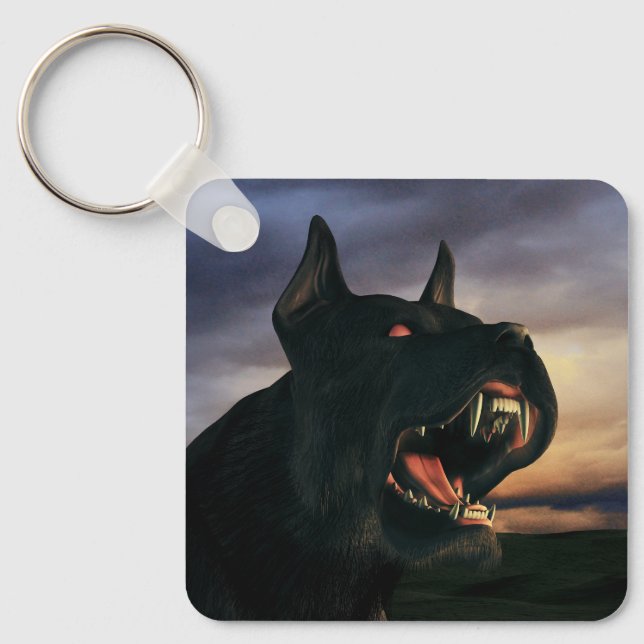 Chaveiro Big, black dog (Frente)